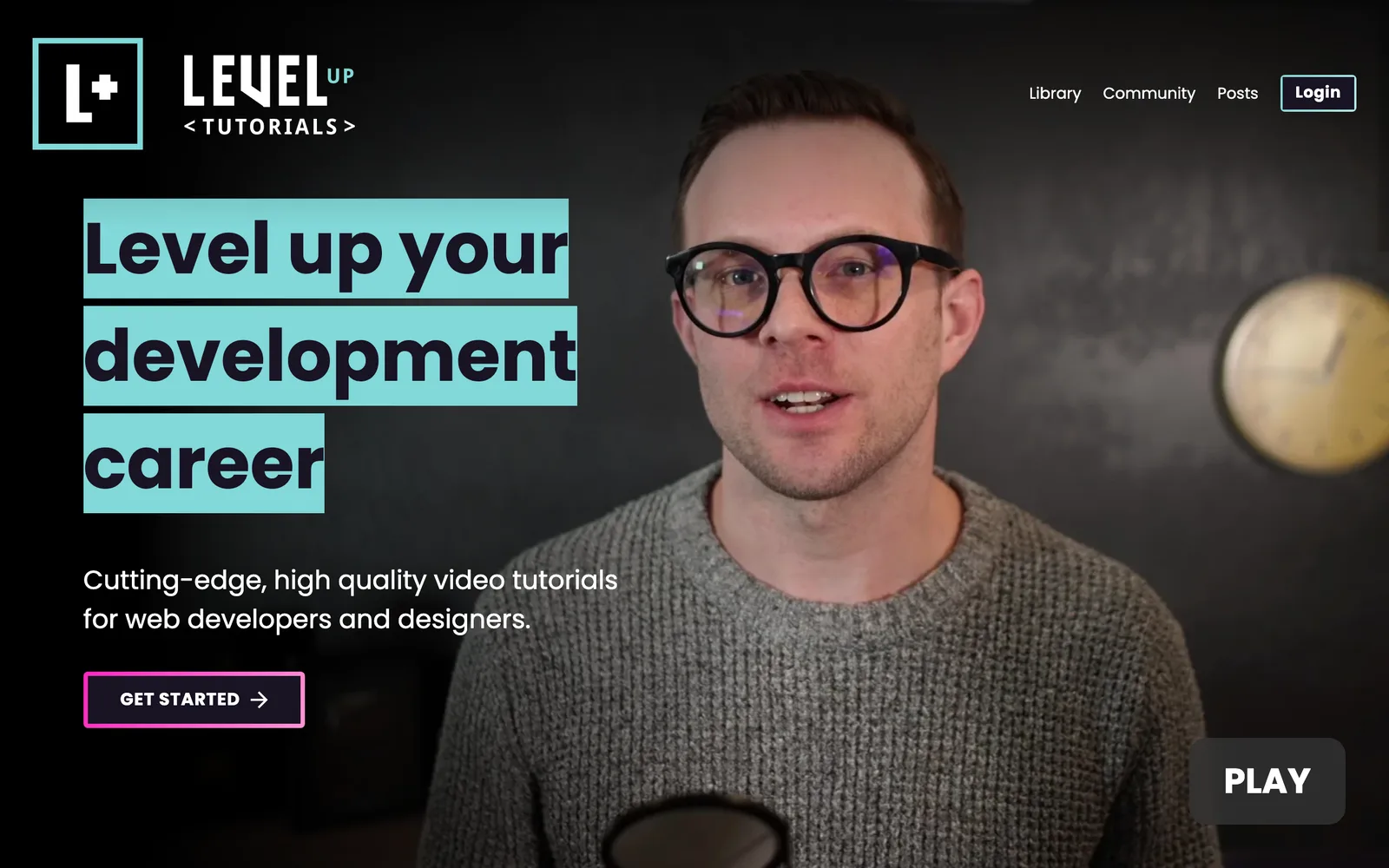 Level Up Tutorials website